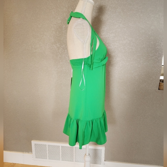 Amanda Uprichard Women's Aubrielle Dress Size Small Color Green - Picture 7 of 9